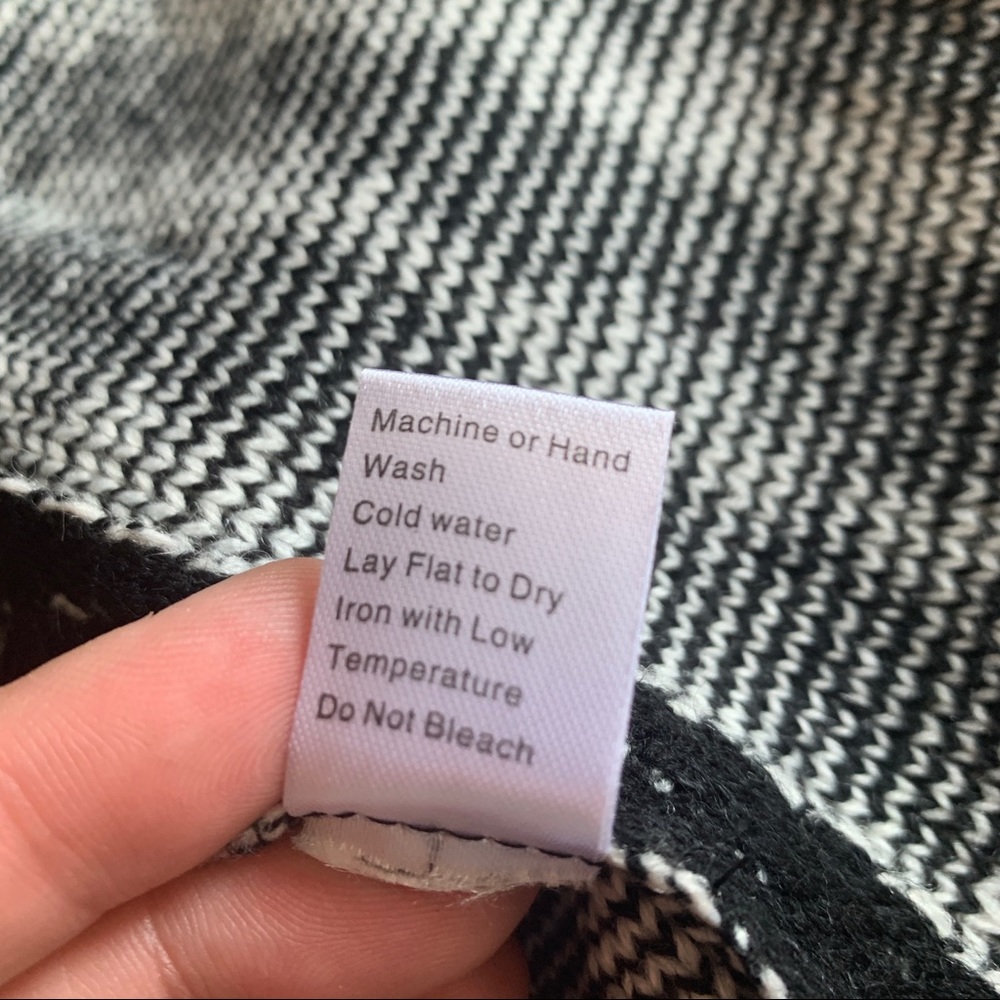 Ming Wang Multi Pattern Jacket Open Front Busines… - image 7